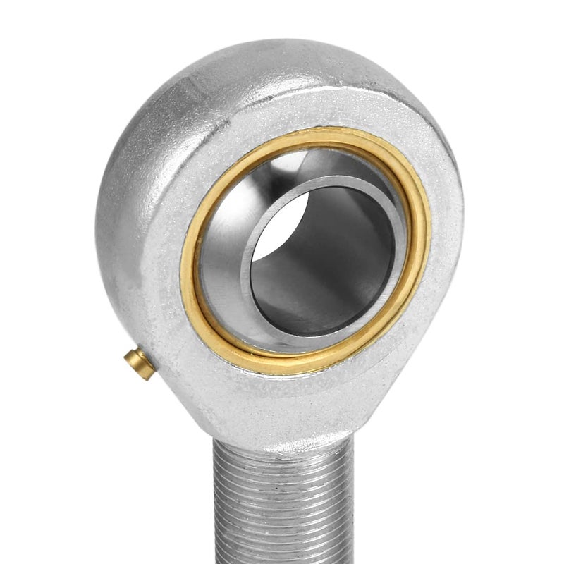 HiPicco POSB7 Rod End Bearing 7/16 Inch Bore and 7/16-20 Right Hand Thread, Self-Lubricating Male Heim Joint Rod Ends,Includes Jam Nuts 2pcs - Image 3